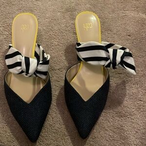 Cute kitten heel slides
